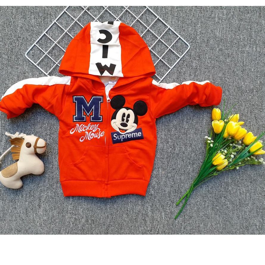 Terbaru Hb JAKET MICKEY Jaket Anak Laki Karakter Kartun Lucu Size 1y 2y