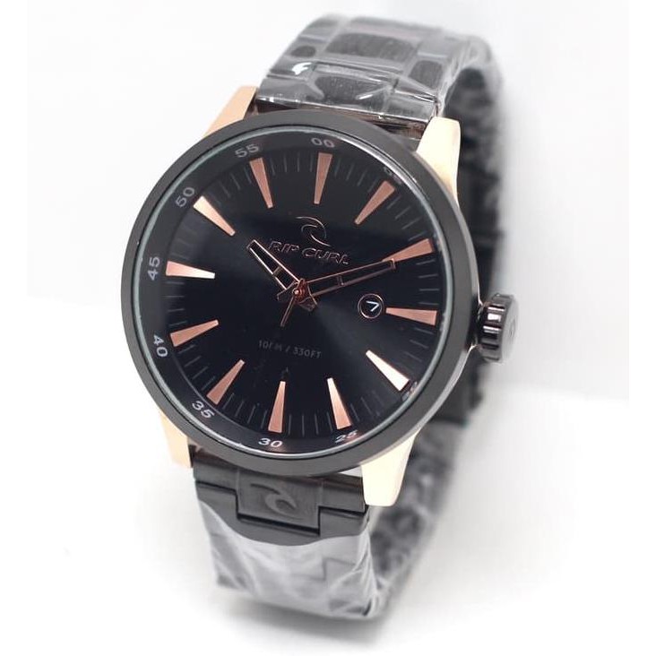 Jam Tangan Pria Rantai Ripcurl Tanggal Tali Rantai Ripcurl Rantai Lezalit