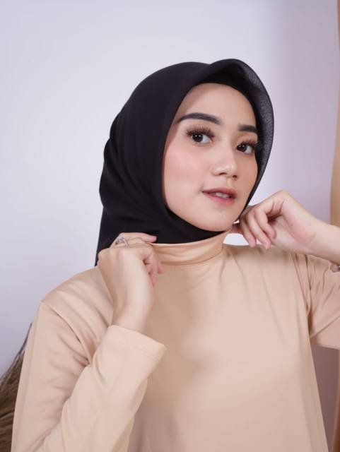 MANSET PREMIUM JERSEY SUTRA / HIJAB BAJU POLOS DALEMAN KEBAYA MURAH