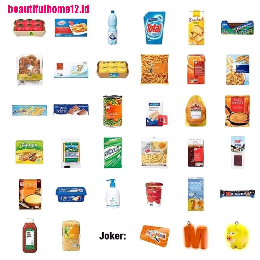 (beautifulhome12.id) Miniatur Snack Supermarket Jerman Skala 1: 6 Untuk Dekorasi Rumah Boneka