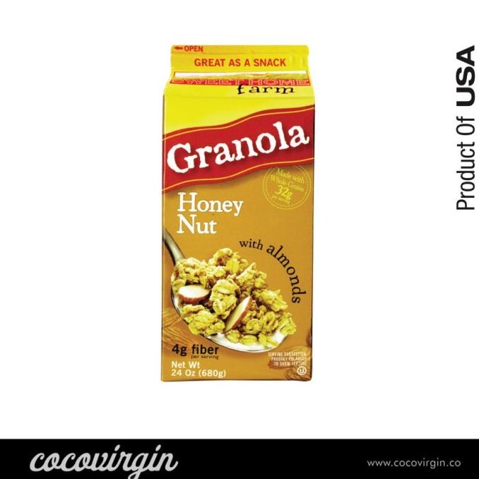 

^^^^^] SWEET HOME FARM GRANOLA HONEY NUT WITH ALMONDS 680G