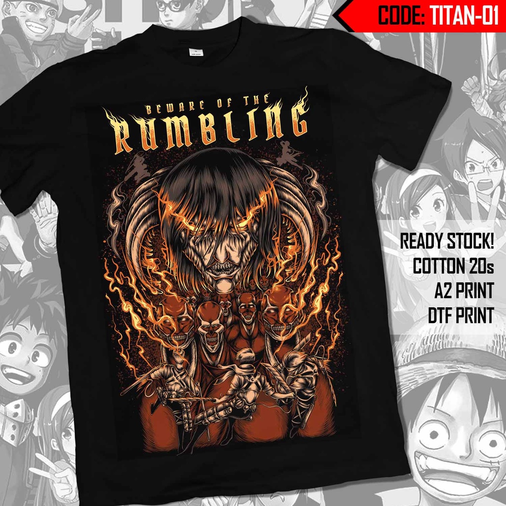 READY STOCK! KAOS SHINGEKI NO KYOJIN KAOS TITAN