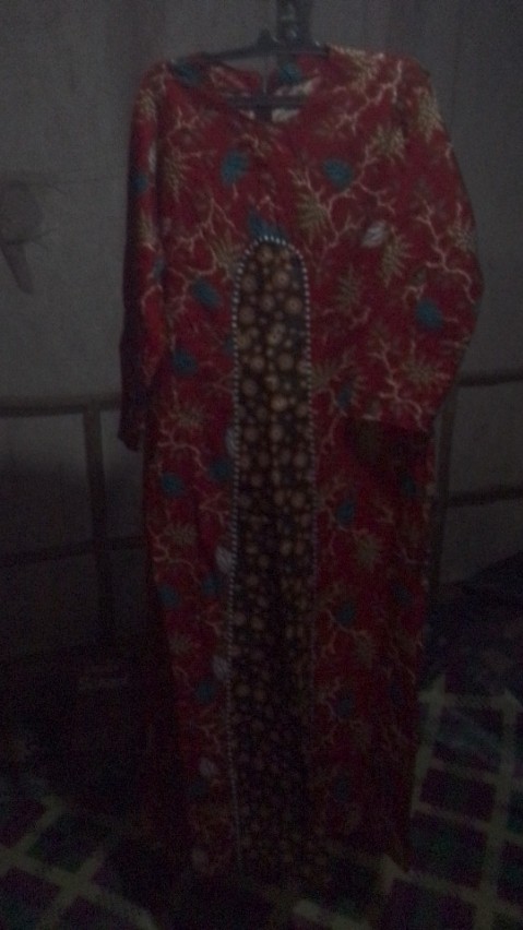 Gamis Batik Modern Murah Katun Halus Kombinasi Truntum, Ori Gamis Batik Pekalongan Big Size Jumbo