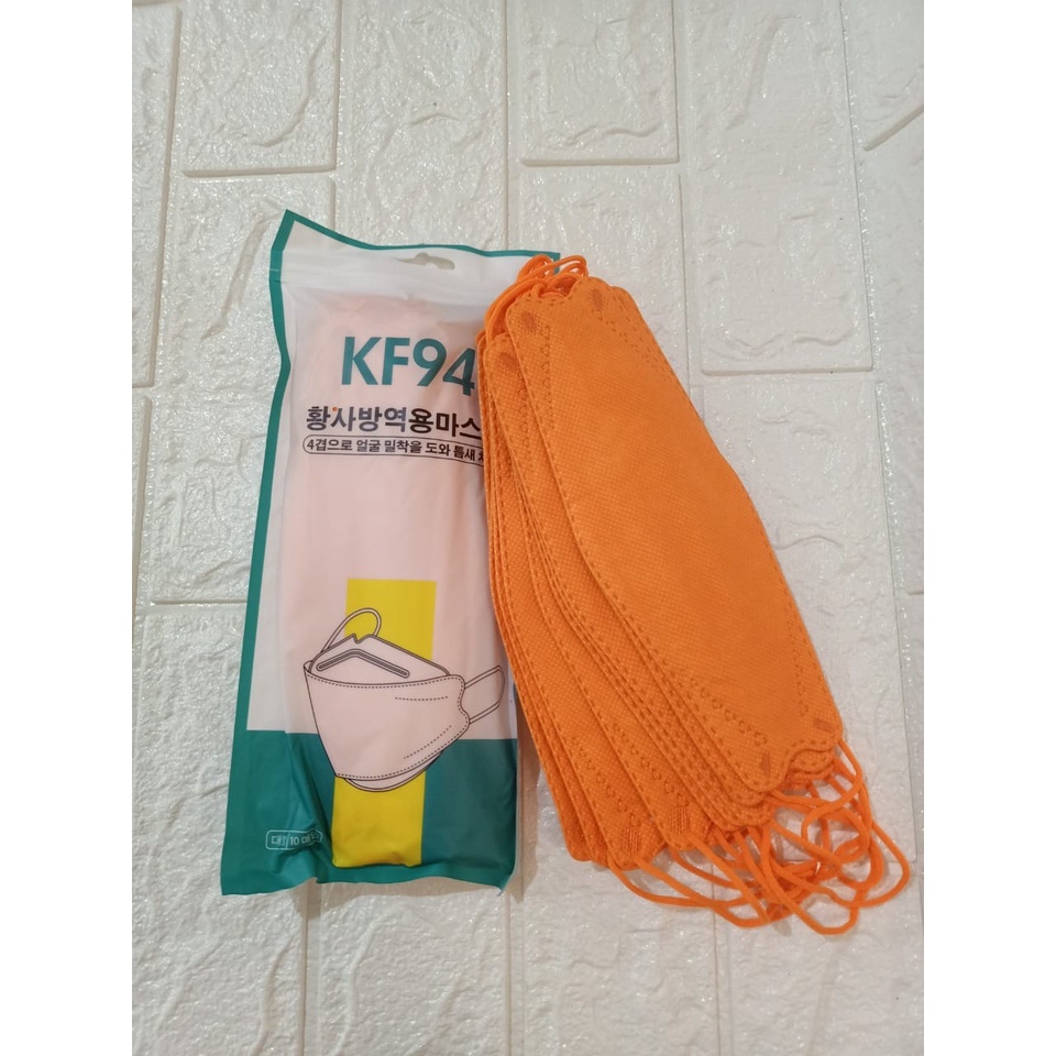 MASKER kF 94 4LAPIS WARNA ORANGE