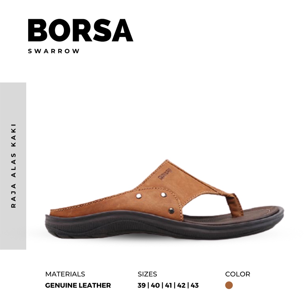 SANDAL PRIA KULIT ASLI | BORSA - SUWARROW