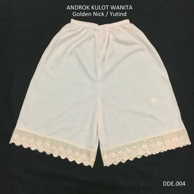 Celana Dalaman Short Androk Kulot Pendek Muat Jumbo Yutind Golden Nick By Belbra