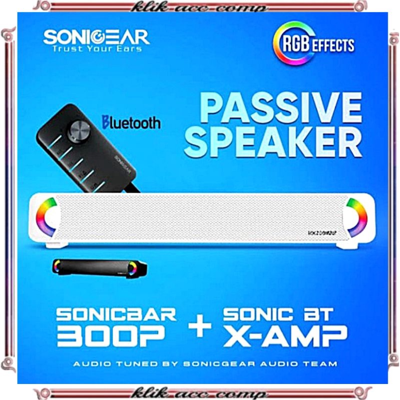 Speaker Sonicgear 300P plus X-AMP SONIC Bluetooth