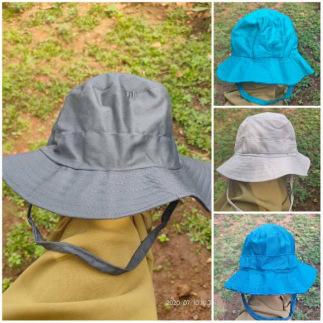 Topi Bucket Anak & Topi Rimba | Topi Rimba - Topi Bayi -Topi Komando Jeans - BUCKET ANAK POLOS