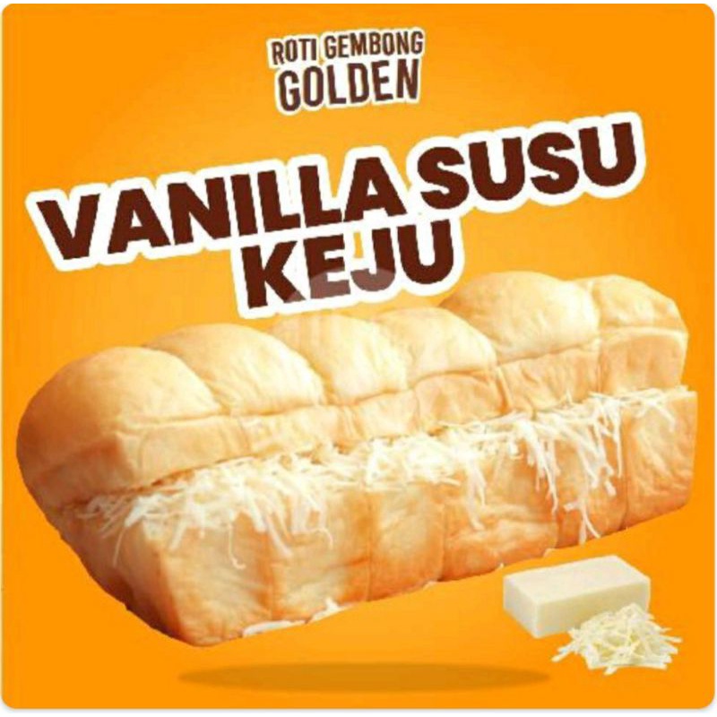 Promo Roti Gembong Golden-Vanilla susu keju