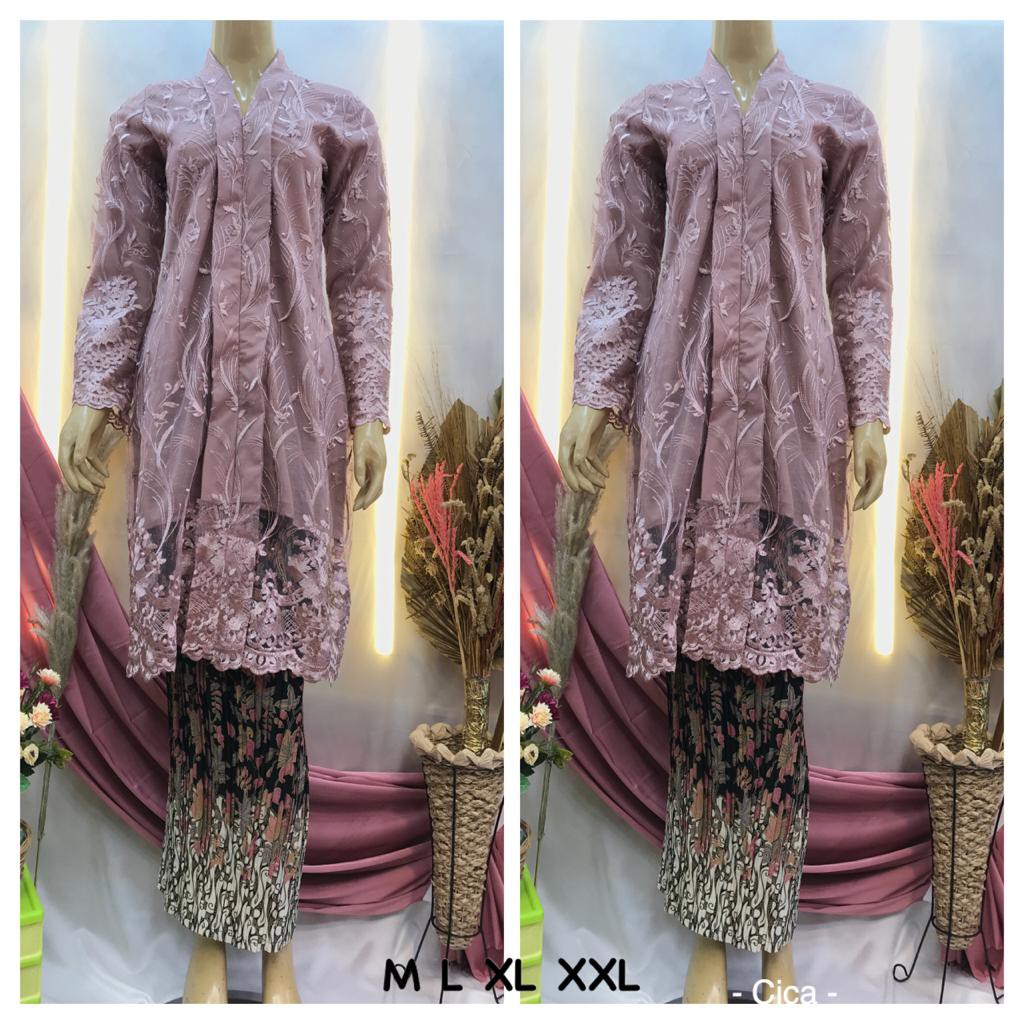 DJM&gt; TUNIK TRADISIONAL MODERN - BAJU KEBAYA KARTINI CANTIK - OUTFIT KEBAYA PESTA &amp; KONDANGAN CANTIK