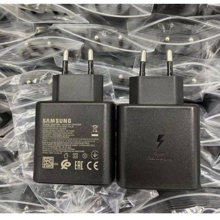 45W Adapter/ Kepala Charger Samsung Usb Type C Super Fast Charge 45Watt S20 S21 FE A33 A53 A72 A52 A52S A51 A71 M33 M51 M52