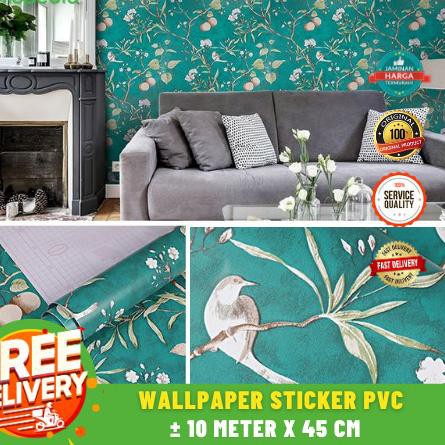 ✽ Wallpaper Dinding Sticker [ Wallpaper Sticker PVC ] ℗