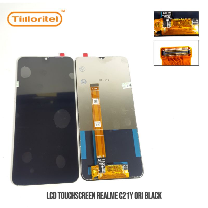 LCD+TS REALME C21Y/C25Y BLACK