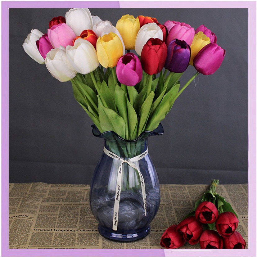 TULIP TANGKAI BESAR  Bunga Tulip Artificial Hiasan Rumah Home Decor Kain Artificial Per Tangkai