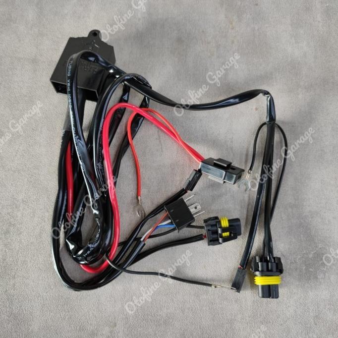 Kabel Set Premium H4 Hi Low + Relay / Kabel Set HID / Projector .