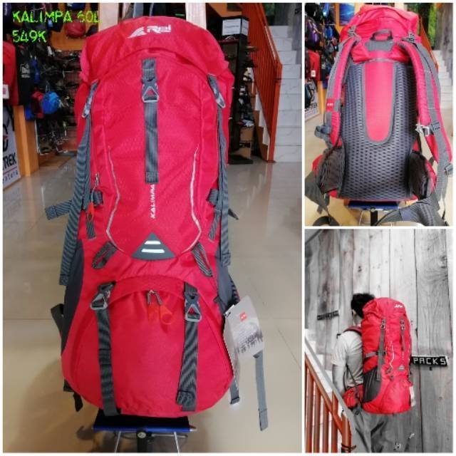 Carrier Rei Kalimpaa 60L Tas Gunung Rei Original