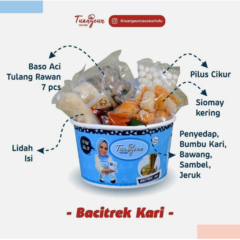 

Tuangeun Ceuceu Rindu/Bakso Aci Tulang Rawon Kuah Kari/Bacitrek Kari