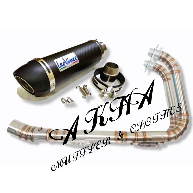 KNALPOT LEOVINCE ORIGINAL IMPORT TAIWAN NINJA 250R 250FI CBR250