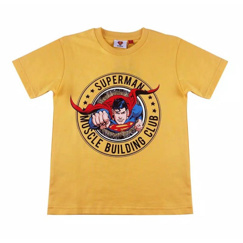 KIDS ICON SUPERMAN KUNING BIG SIZE baju Baju hari raya lebaran
