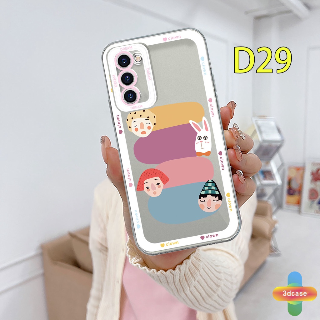 Soft TPU Case Samsung A32 A13 A23 A52 A12 A03 A51 A03S A10S A50 A20S J7 Prime A02S A20 A50S A10 A30S A52S A30 M12 M01S A125 F12 M10S M40S A515F A207F M02S A025 F02S 11 12 13  7 8 6 Plus Colorful Cartoon Avatar Transparent Case