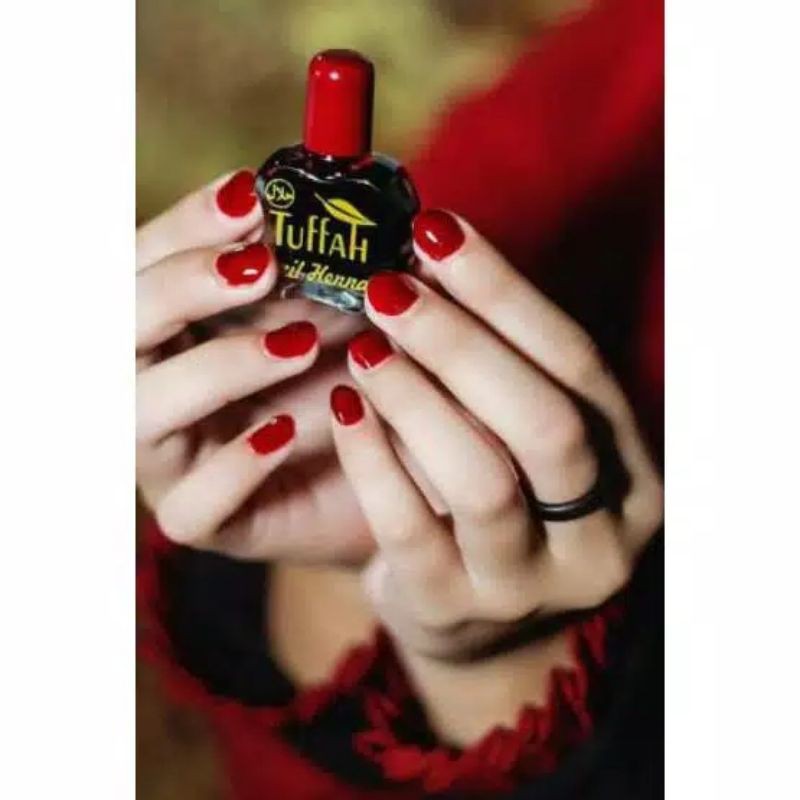 kutek halal | cat kuku maroon | tuffah nail henna