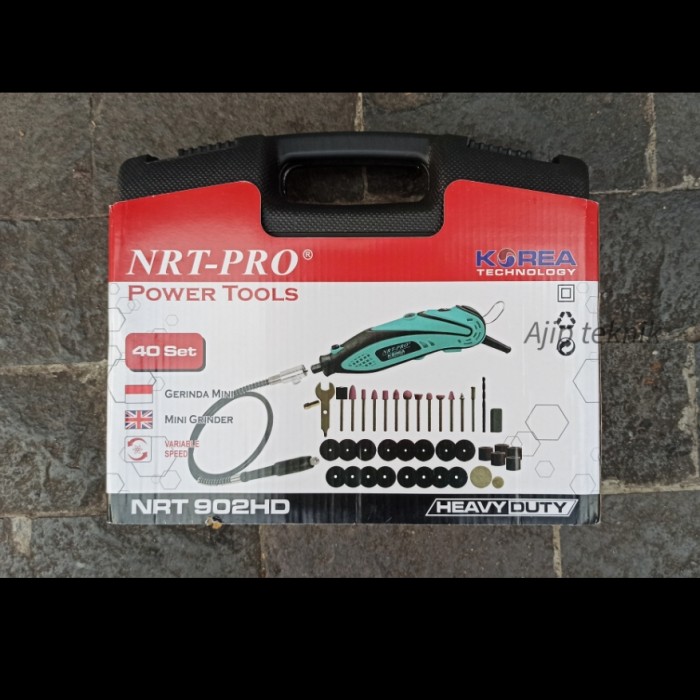 NRT-PRO 902 HD Mini Die Grinder Set 40 Pcs - Tuner Gerinda Bor Mini