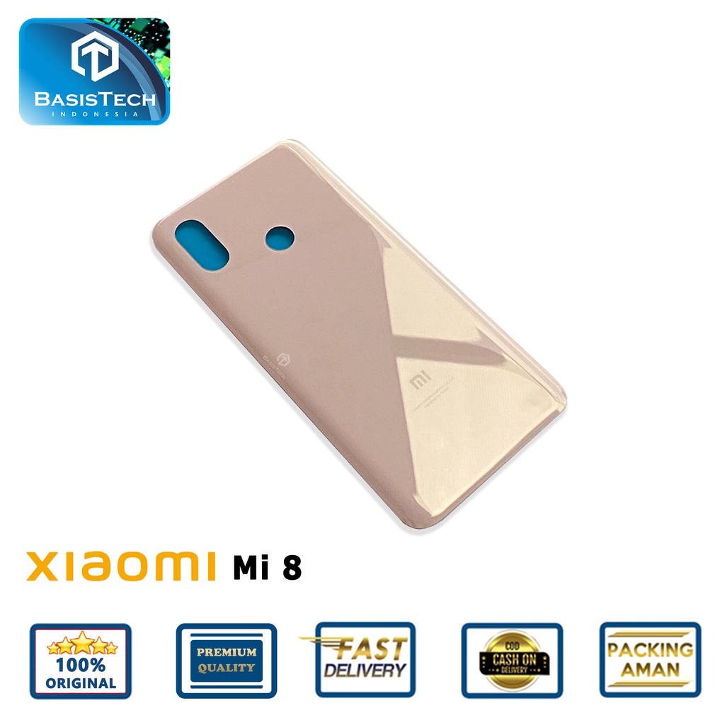 BACK COVER BACKDOOR CASING XIAOMI 8 - XIAOMI Mi 8 ORIGINAL QUALITY