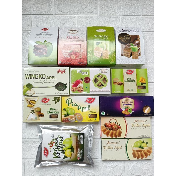 

Oleh oleh khas kota wisata batu/malang, keripik apel, nangka, durian, strawberry, wingko apel, pia apel, toffie apel, brownies apel