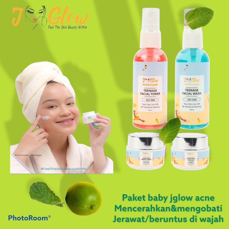 PAKET BABY JGLOW SKINCARE/KECANTIKAN/PERAWATAN WAJAH