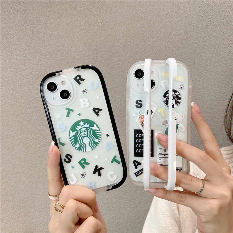 Casing iPhone 2-in-1 Border Holder Case untuk iPhone 11 12 13 Pro Max X XR XS Max 7 Plus 8 Plus Star
