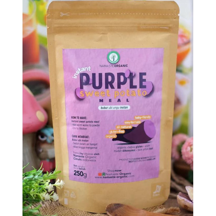

ZQI6 INSTANT PURPLE SWEET POTATO MEAL 250GR X1S8