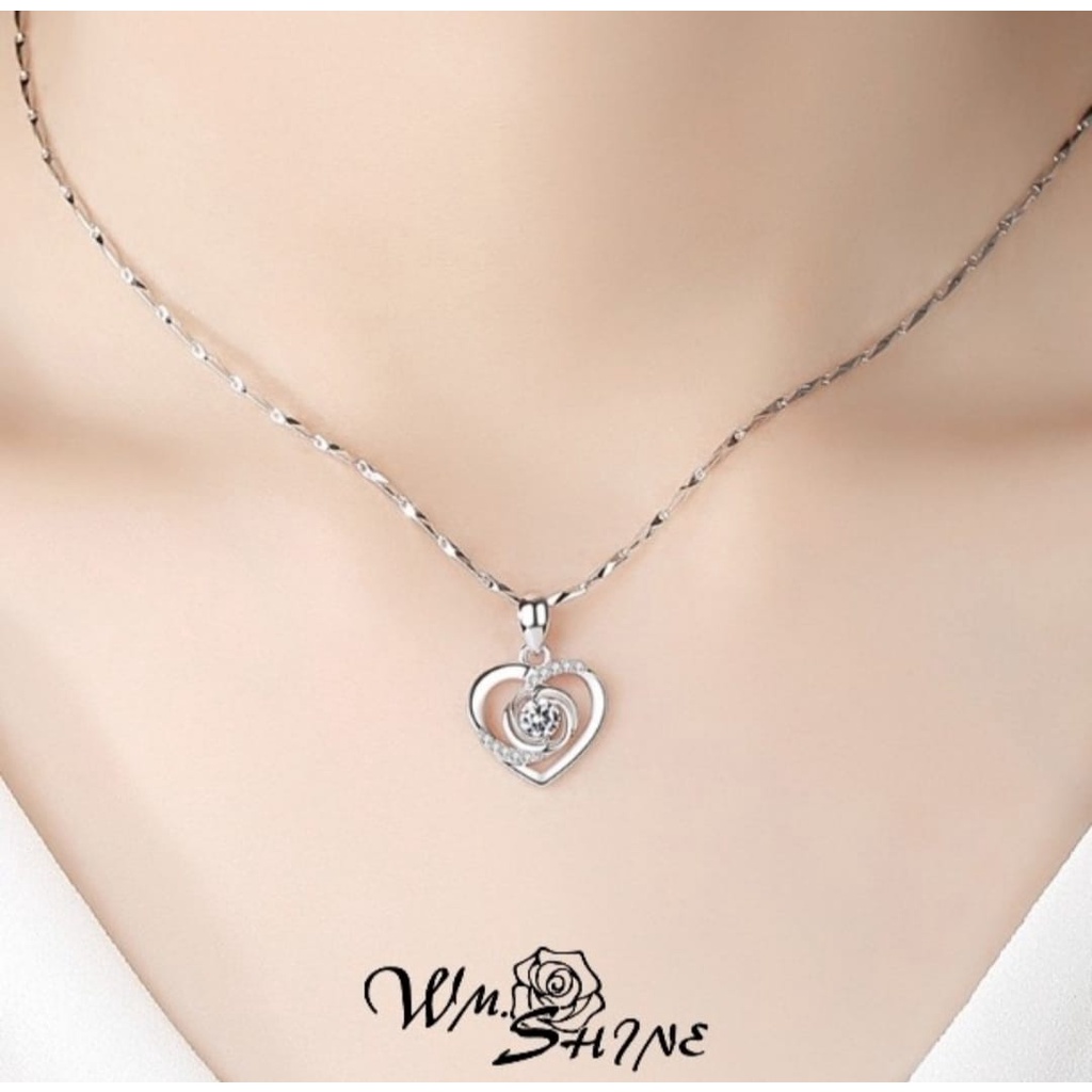 Wm.Shine AiXin Necklace 033 Kalung Wanita Perak S925