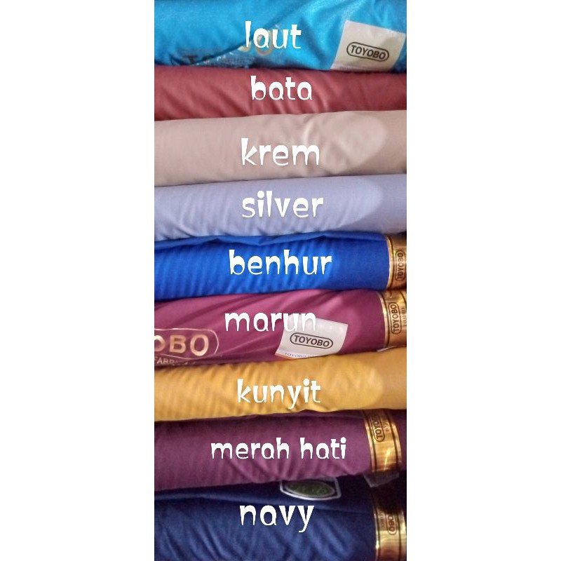 bahan kain toyobo/kain katun/katun toyobo (1m)