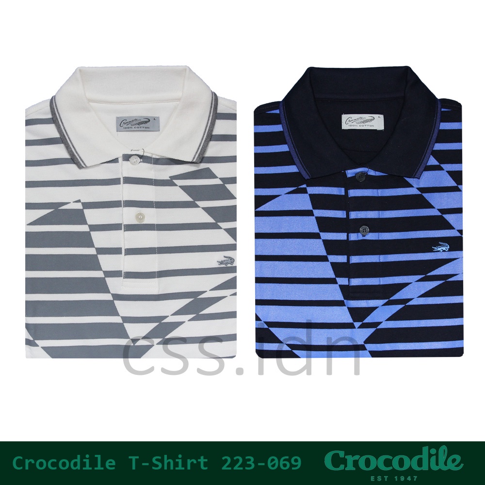 Kaos Kerah Polo Slim Fit Pria Crocodile 223-069