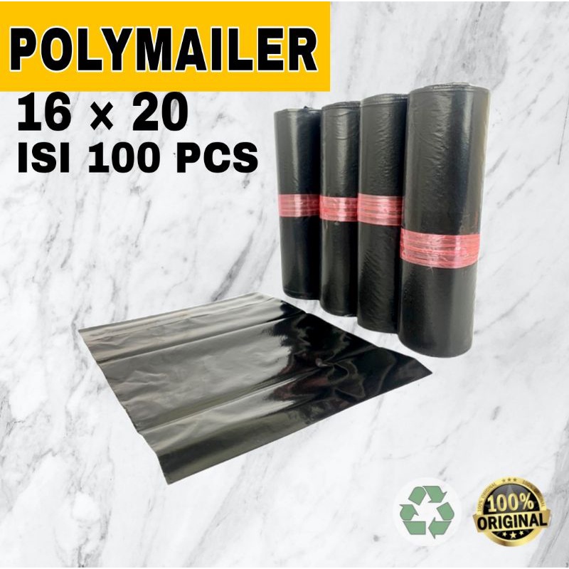 

PLASTIK PACKING 16X20 ISI 100pcs / PLASTIK POLYMAILER / PLASTIK AMPLOP UNTUK PACKING ONLINE SHOP / OLSHOP / PLASTIC POLYMAILER 16 × 20