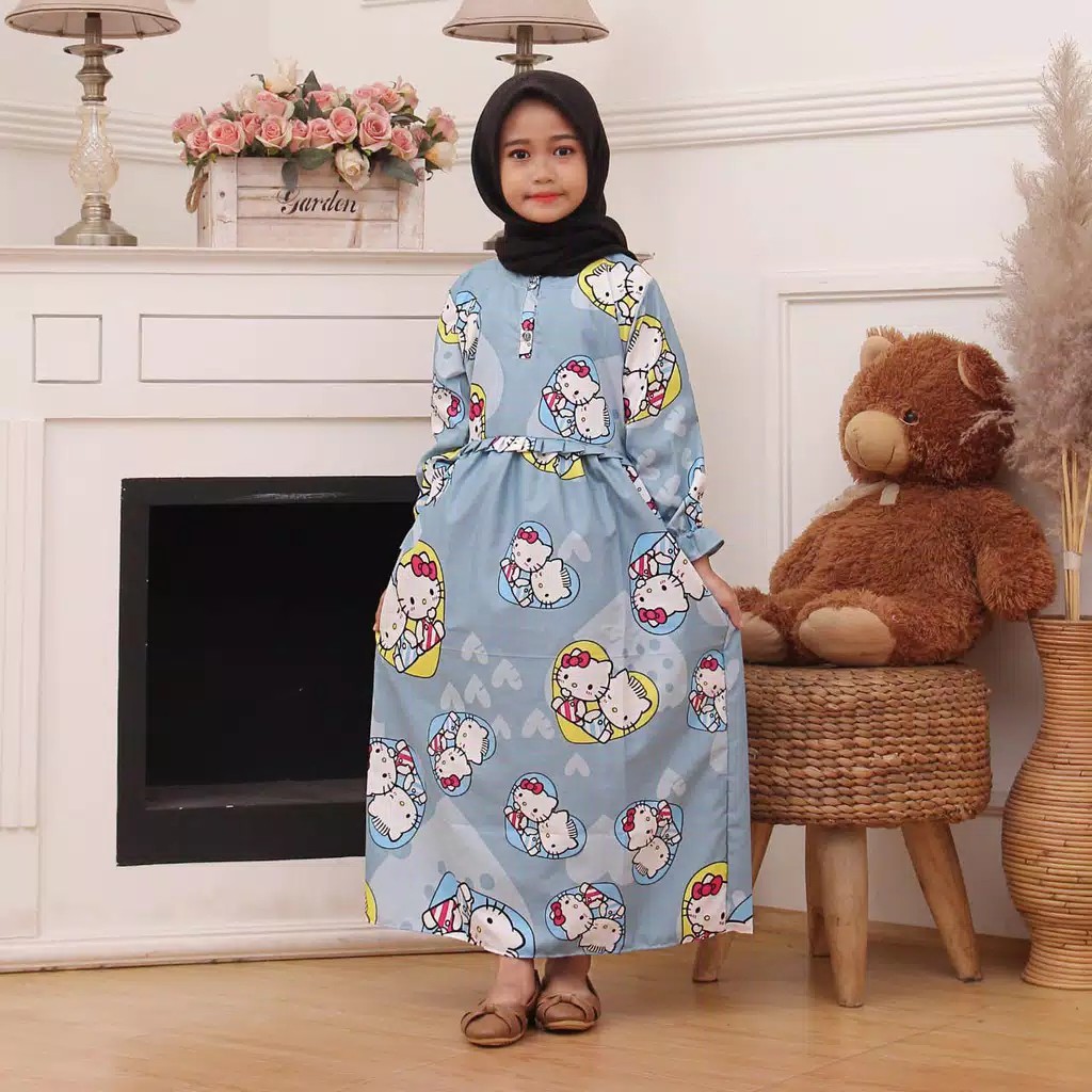 Gamis Anak Karakter Size Tanggung 5-10 Tahun Random Motif