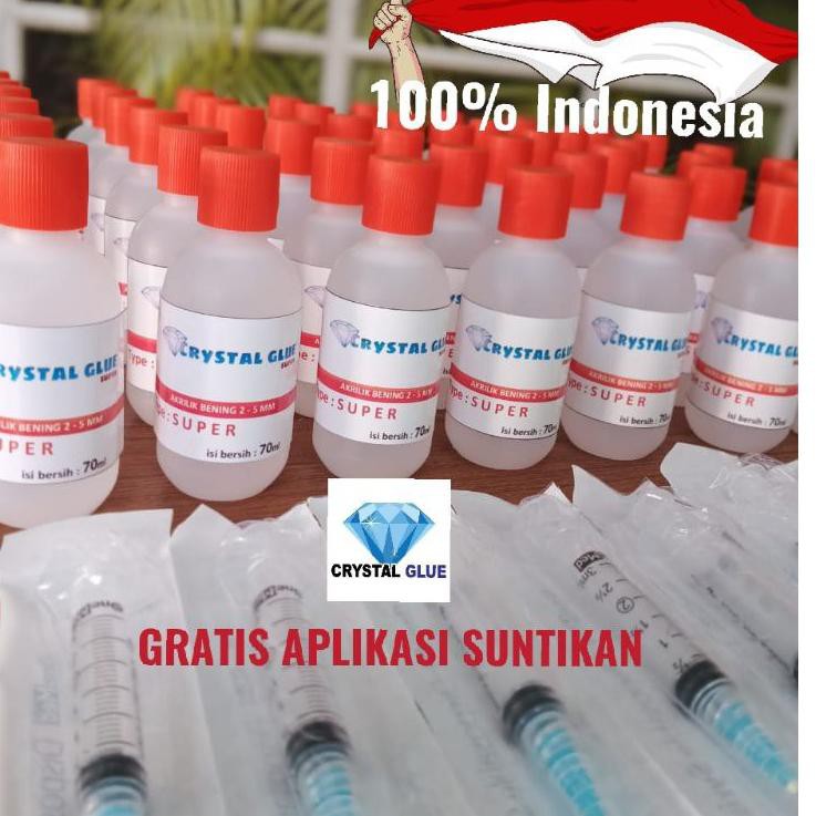 

KR7 Lem akrilik SUPER. Lem acrylic. Lem crystal glue↑♀ (Ready)