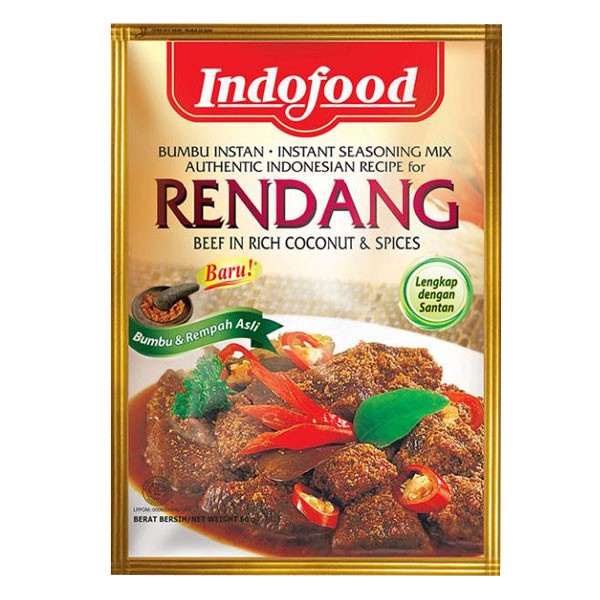 

Indofood Bumbu Masak Rasa Rendang / Soto / Gulai / Opor ayam / 45gr