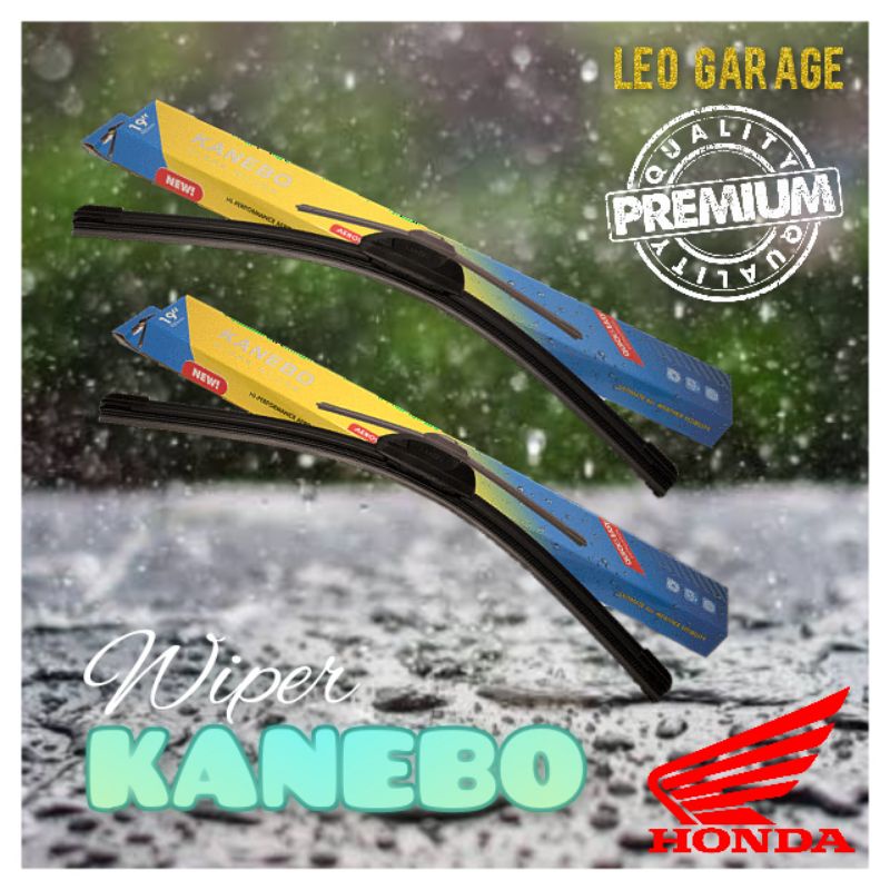 WIPER BLADE FRAMELESS AEROFIT MOBIL HONDA ALL TYPE SAPU KACA KANEBO