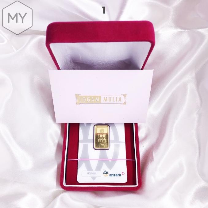 

[COD] Kotak Box Gift Beludru Premium Logam Mulia Antam Micro Gold [COD]