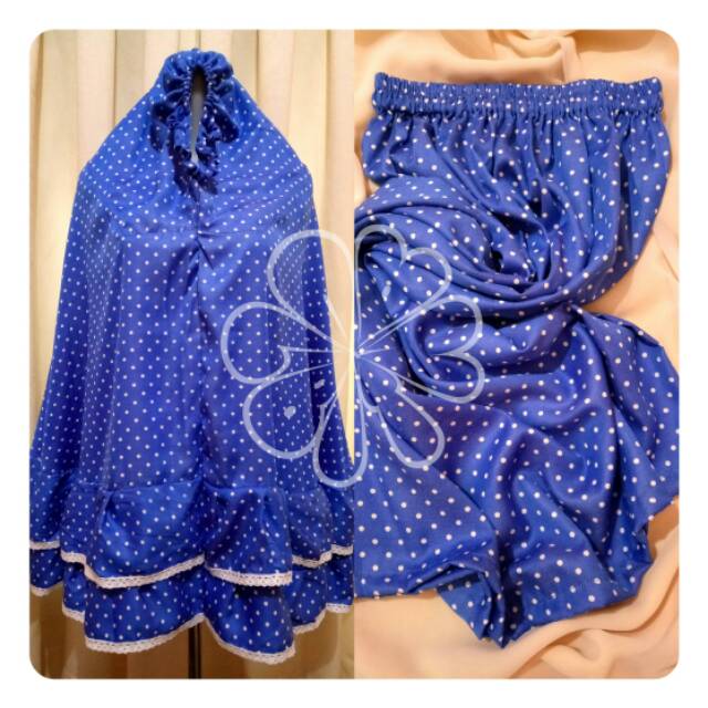 Mukena Anak Rayon Polkadot