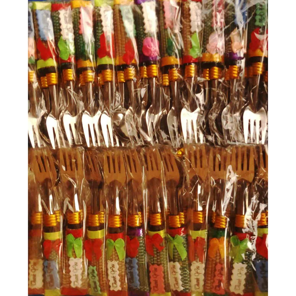 Distributor Souvenir Sendok Garpuh Tiker Murah (1 Pak Isi 50 Pasang) dmDB38tMVDw7