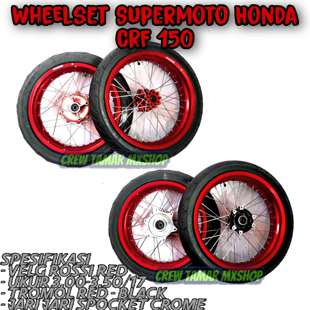 BAN SUPERMOTO HONDA CRF 150L PAKET HEMAT