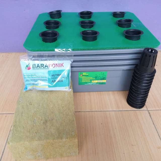 Paket hidroponik pemula , starter kit