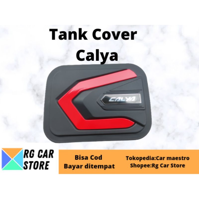 TANK COVER TOYOTA CALYA MODEL RED LINE ORIGINAL