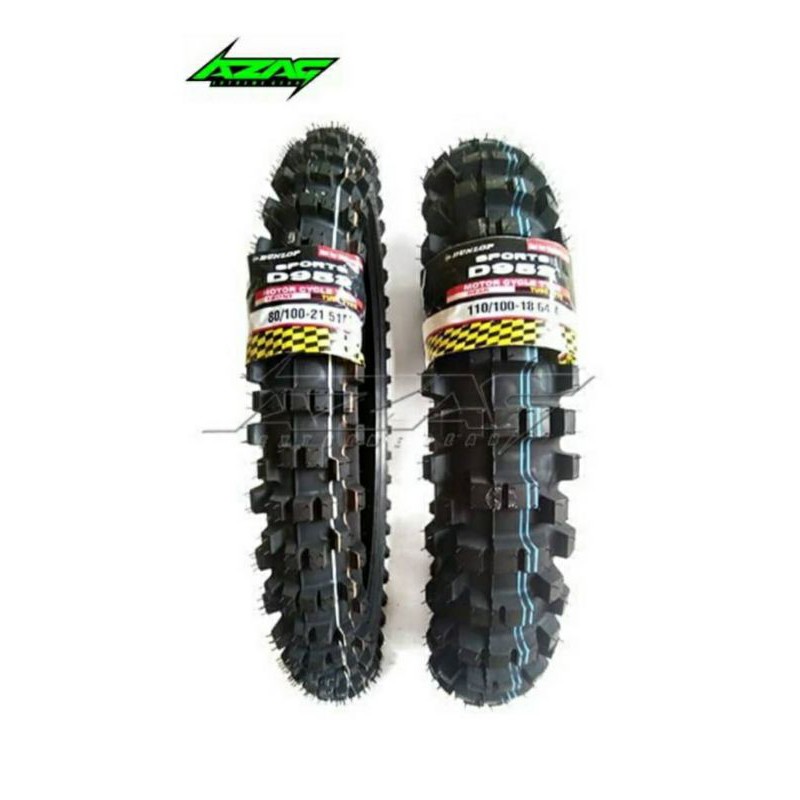 BAN DUNLOP D952 21/18 80/100 110/100 KLX DTRACKER