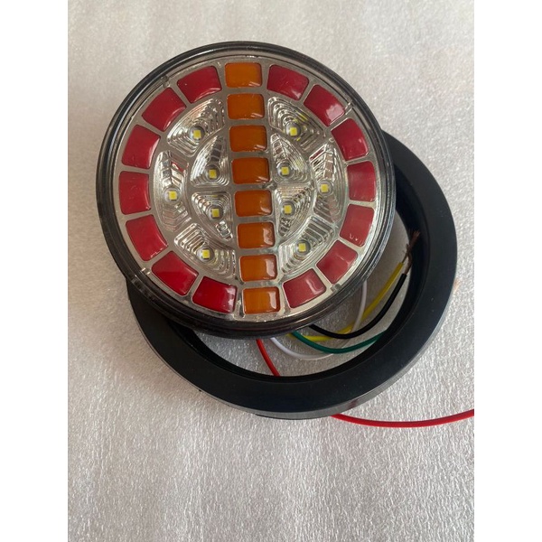 stop lamp lampu truk 24 volt model bulat 32 led