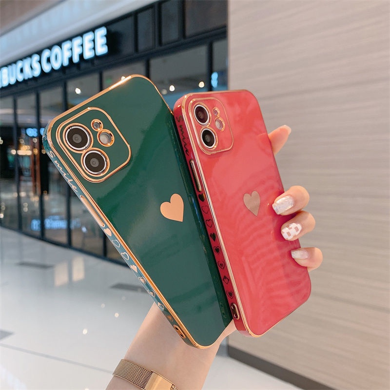 Casing iPhone 13 12 11 Pro Max X XS Max XR 12 13 Mini 7 8 Plus SE 2020 2022 Shockproof Motif Hati