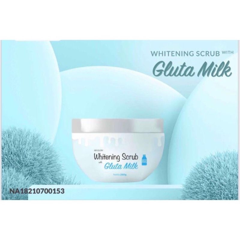 MS GLOW ORIGINAL WHITENING GLUTA SCRUB MS GLOW PEMUTIH BADAN PERMANEN AMPUH BPOM  LULUR MS GLOW