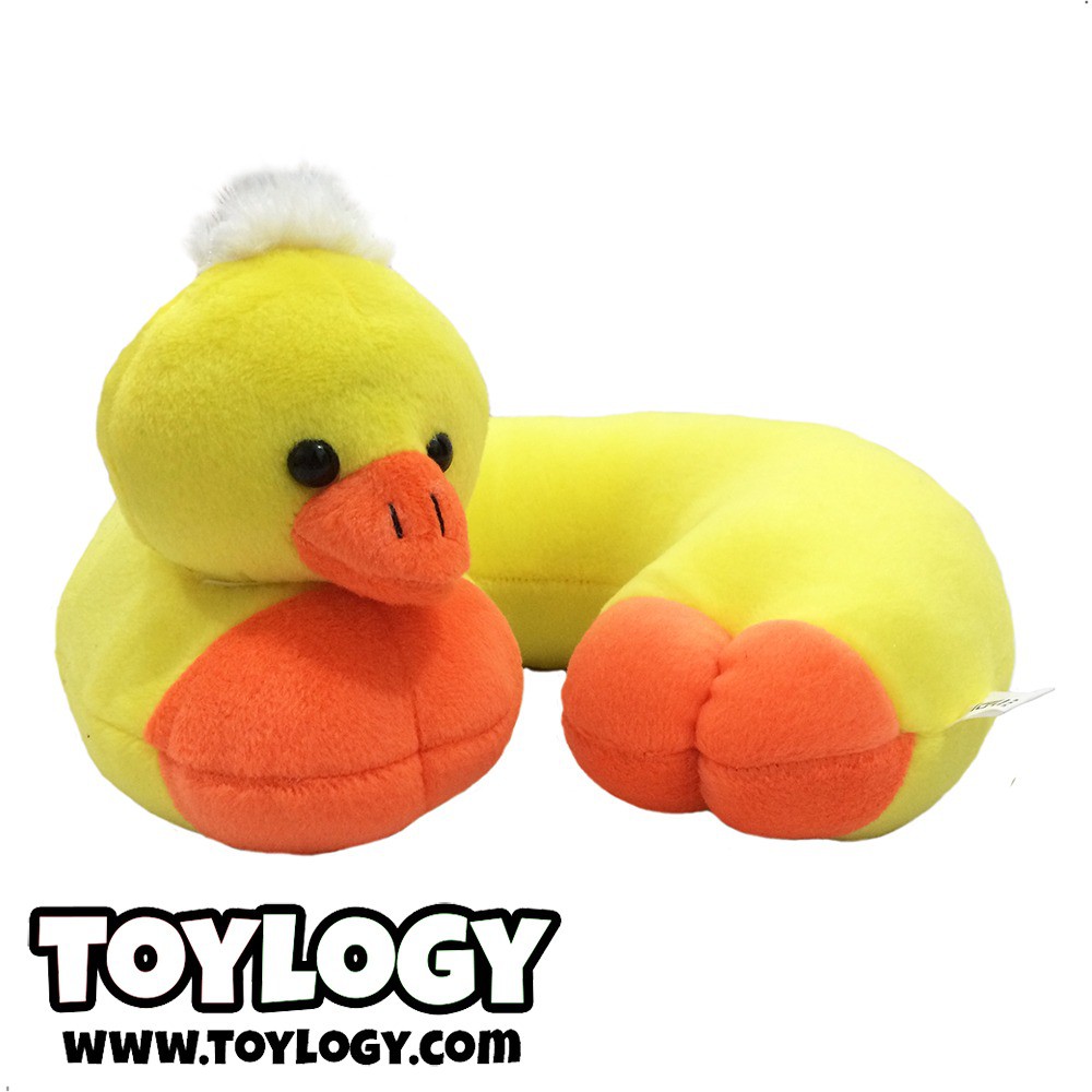 Special Bantal Leher Boneka Karakter Hewan Bebek Neck Pillow Duck